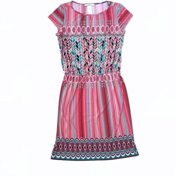 Laundry by Design 70's Style Patterened Dress - Picture 1 of 11